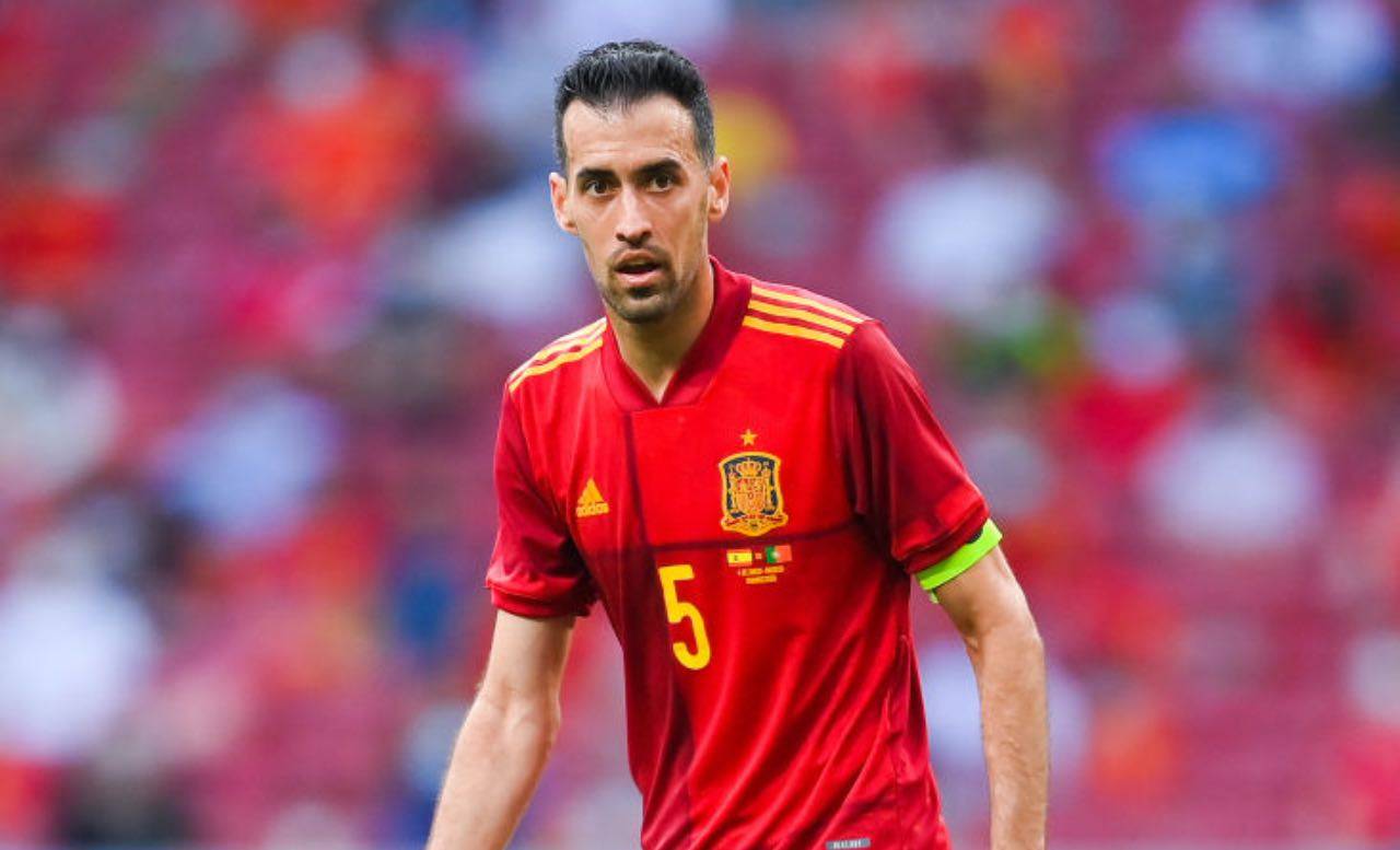 Busquets nell'amichevole contro il Portogallo