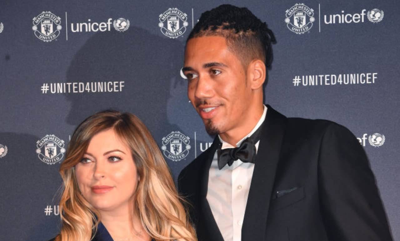 Chris Smalling con la moglie Sam Cooke