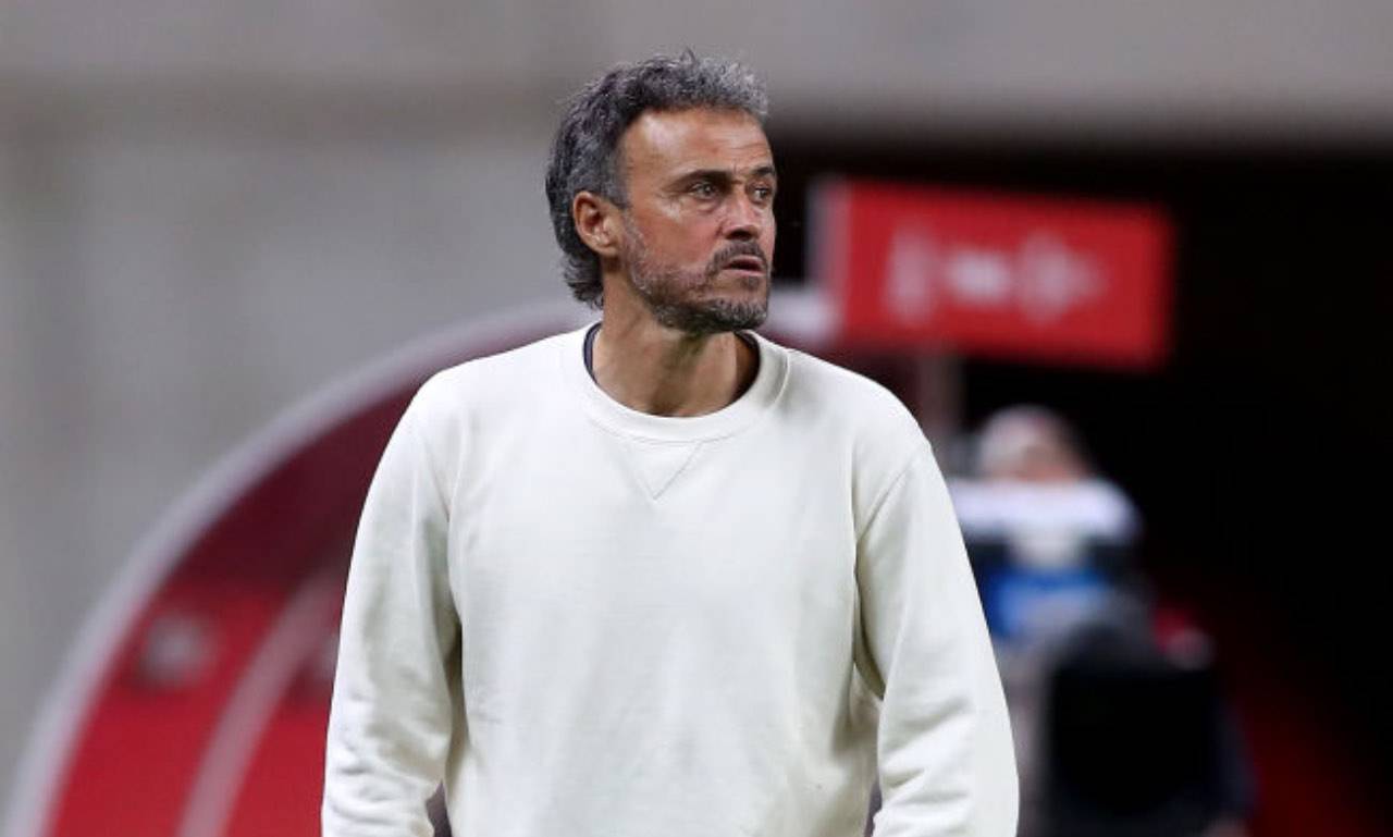Luis Enrique in panchina