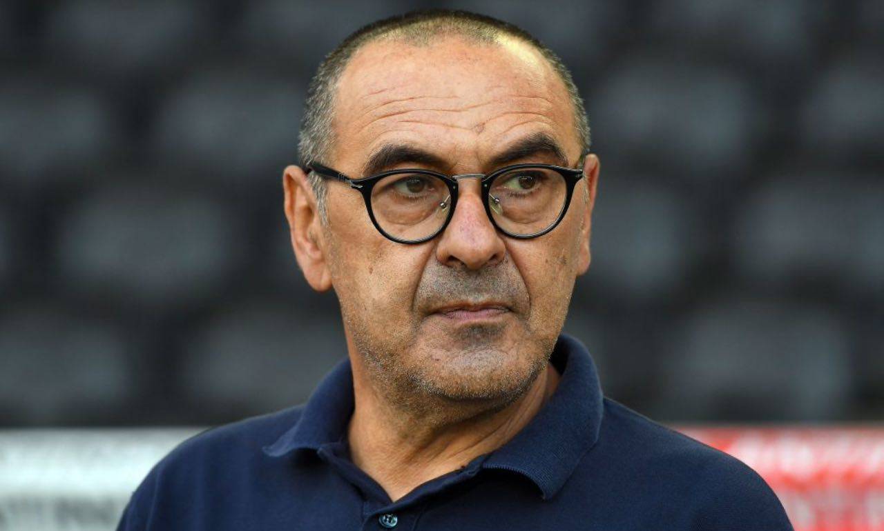 Maurizio Sarri in panchina