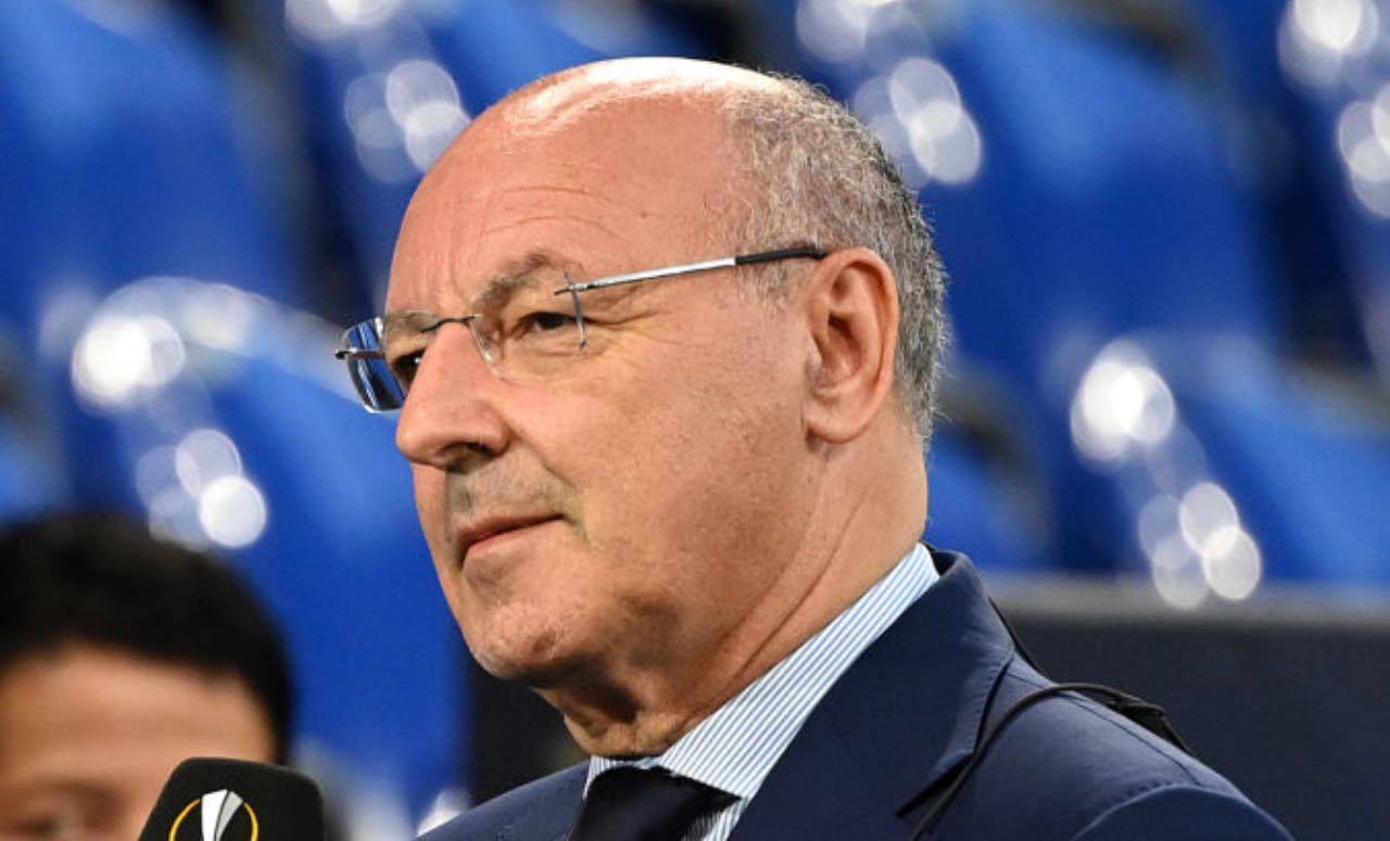 Marotta durante un match di Europa League