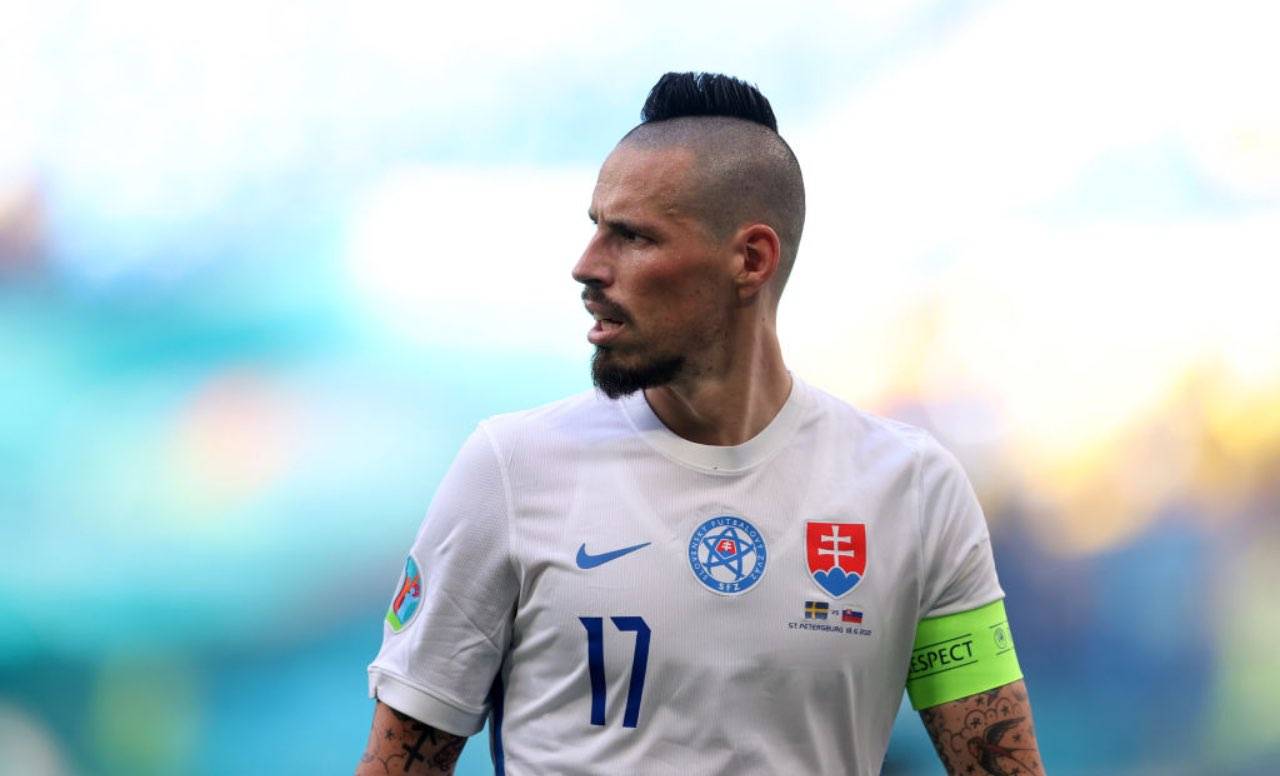 Hamsik con la maglia della Slovacchia
