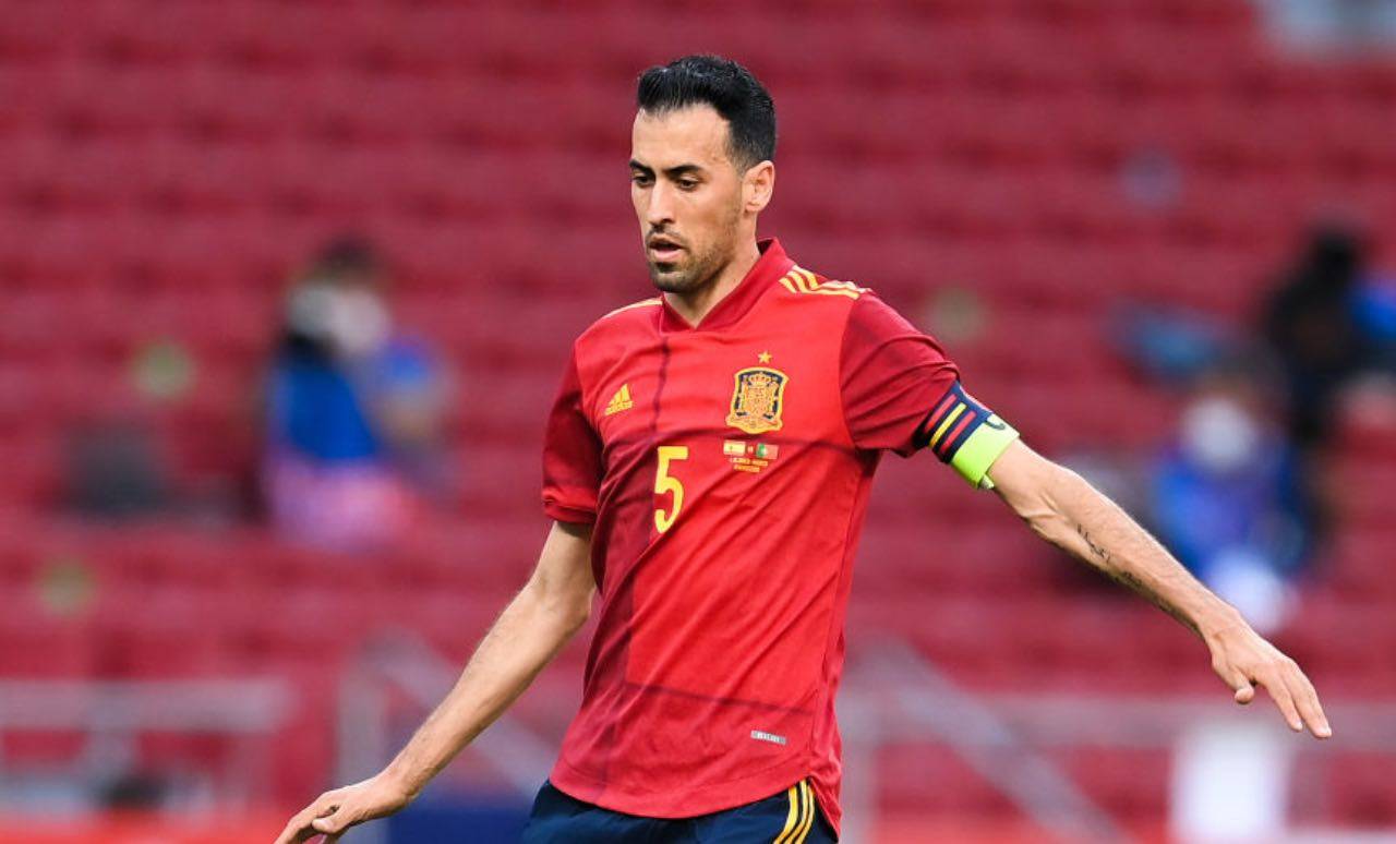 Sergio Busquets in impostazione