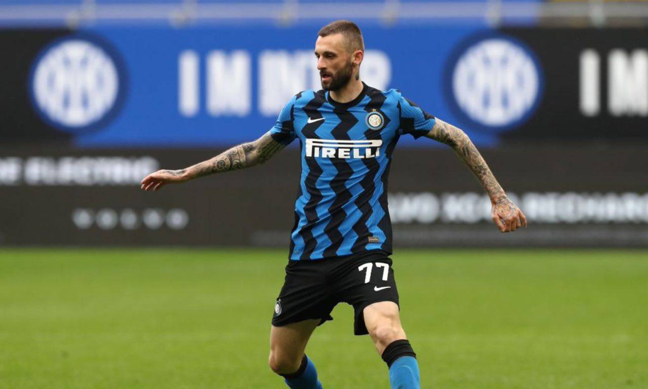 Brozovic con la palla tra i piedi