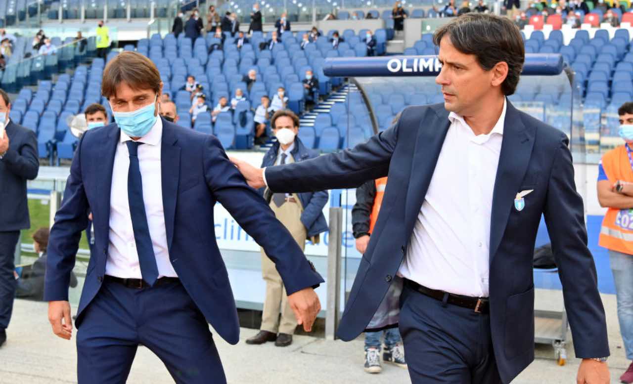 Conte e Simone Inzaghi si danno la mano