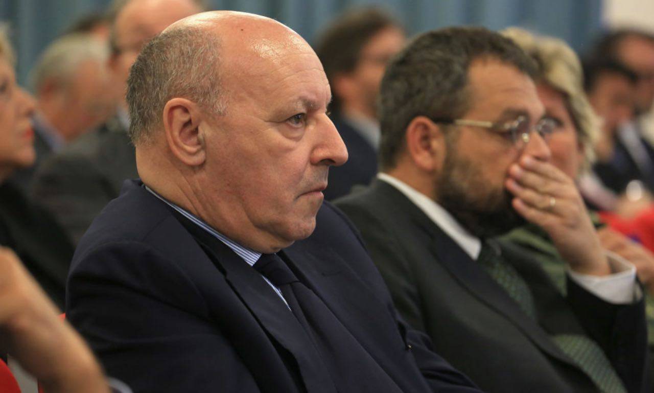 Marotta in conferenza stampa 