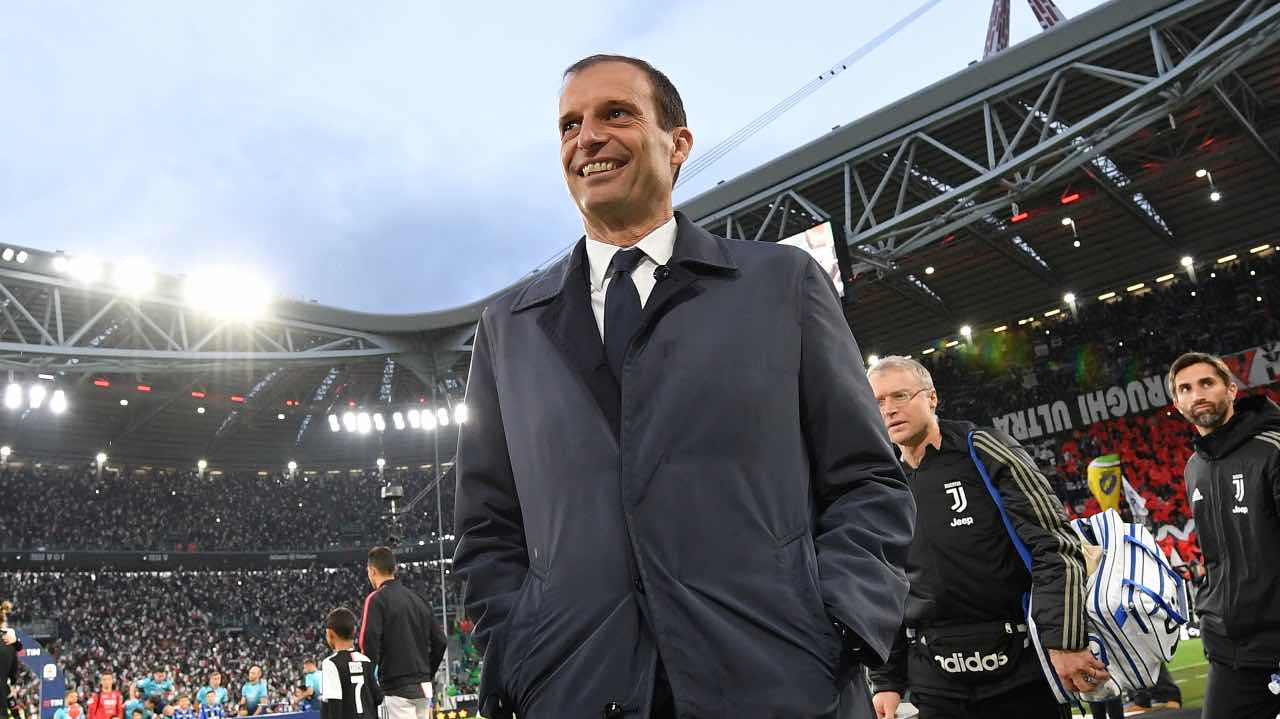 Allegri sorridente