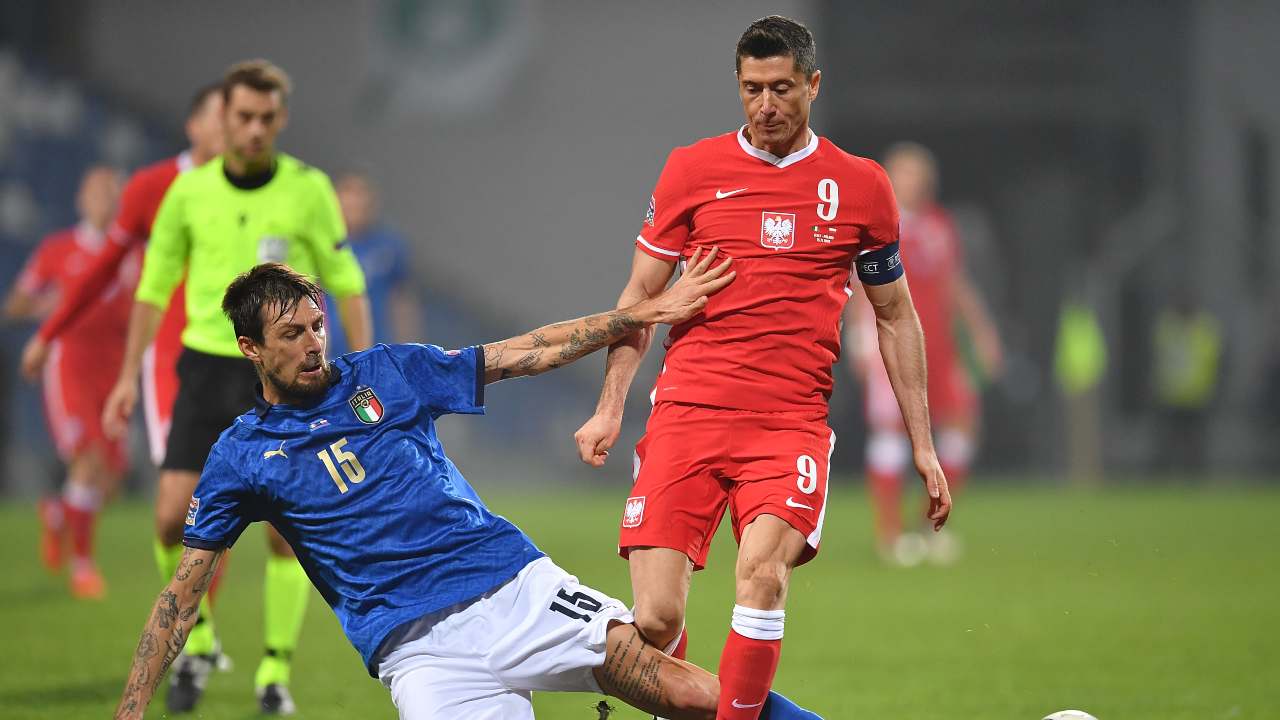 Robert Lewandowski in campo