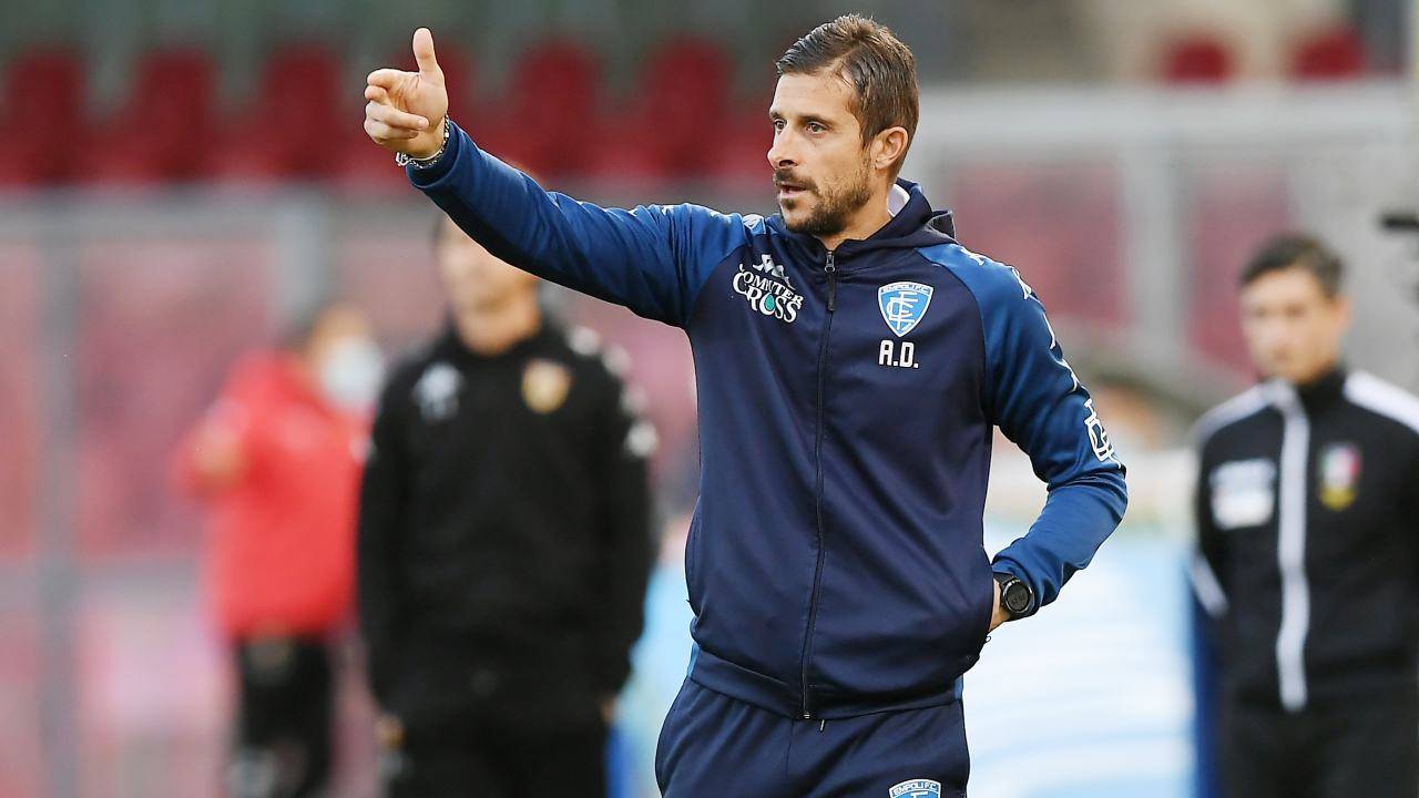 Alessio Dionisi a bordocampo