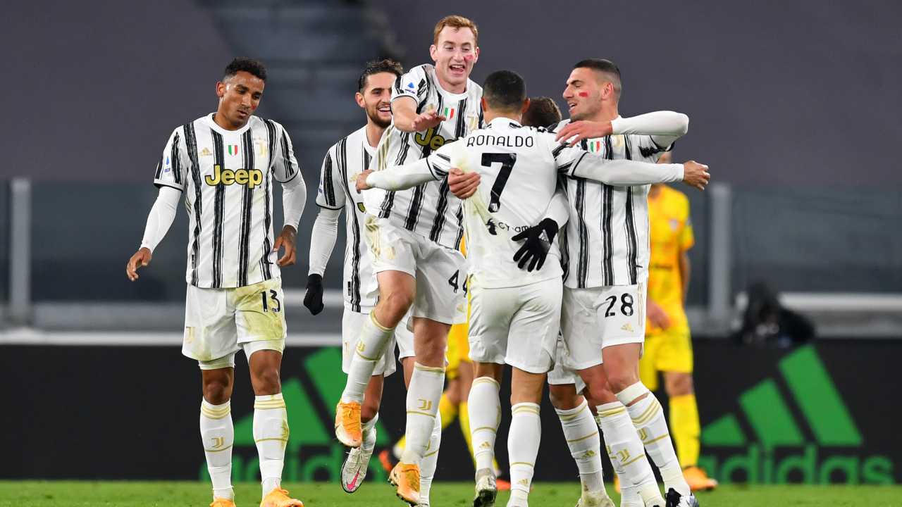 La Juventus esulta
