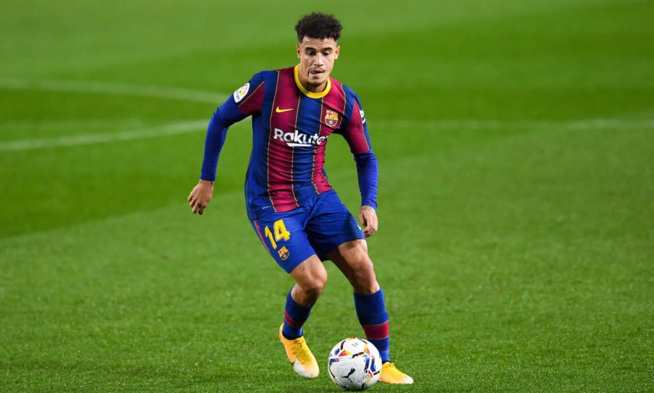 Coutinho in campo col Barcellona