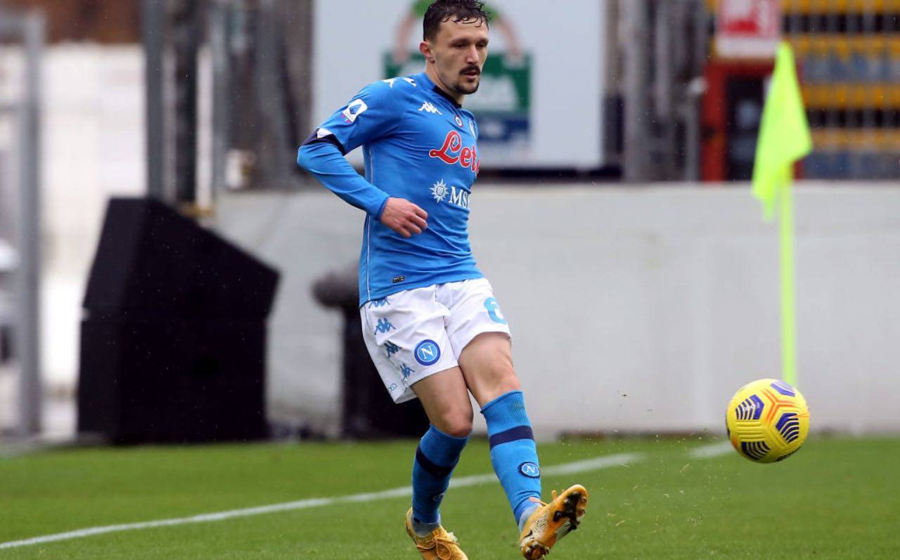 Mario Rui in Cagliari-Napoli 