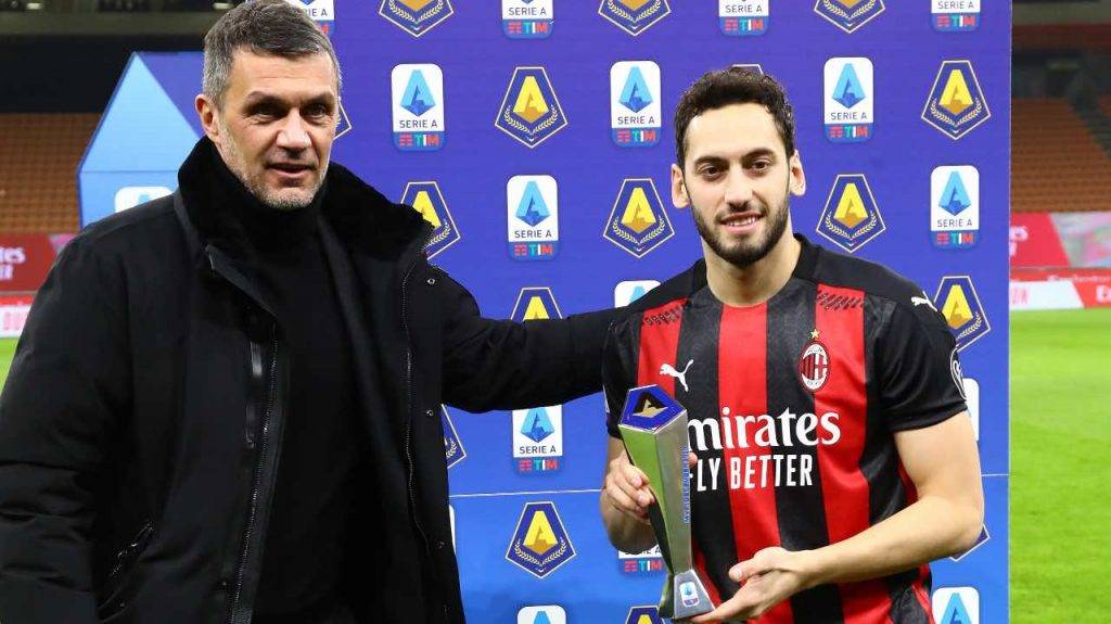 Maldini con Calhanoglu