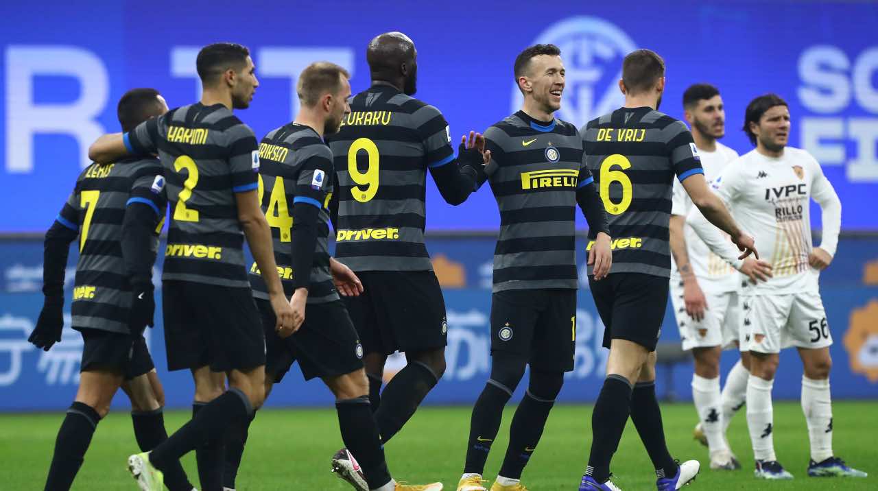L'Inter festeggia