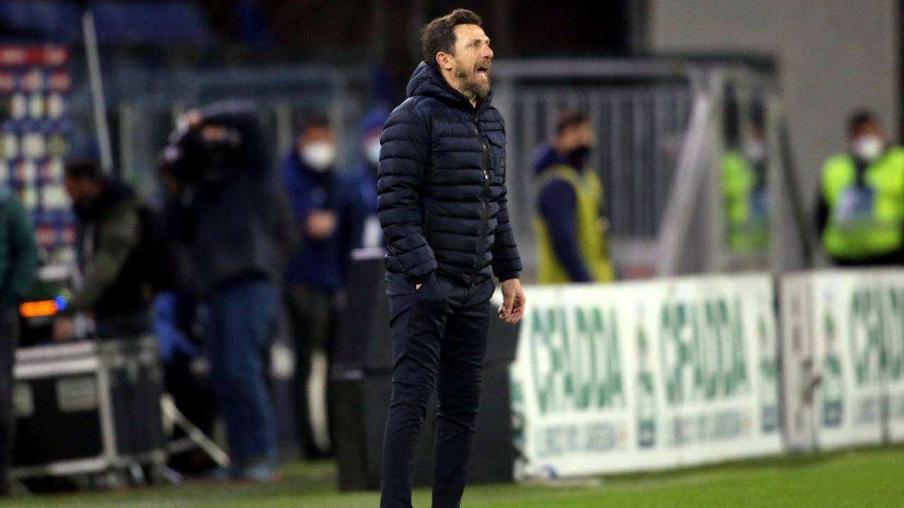 Eusebio Di Francesco a bordocampo