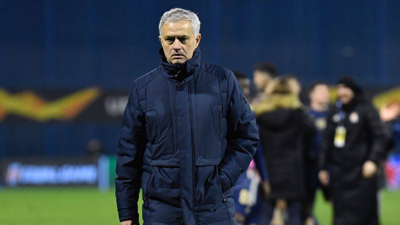 Jose Mourinho in campo