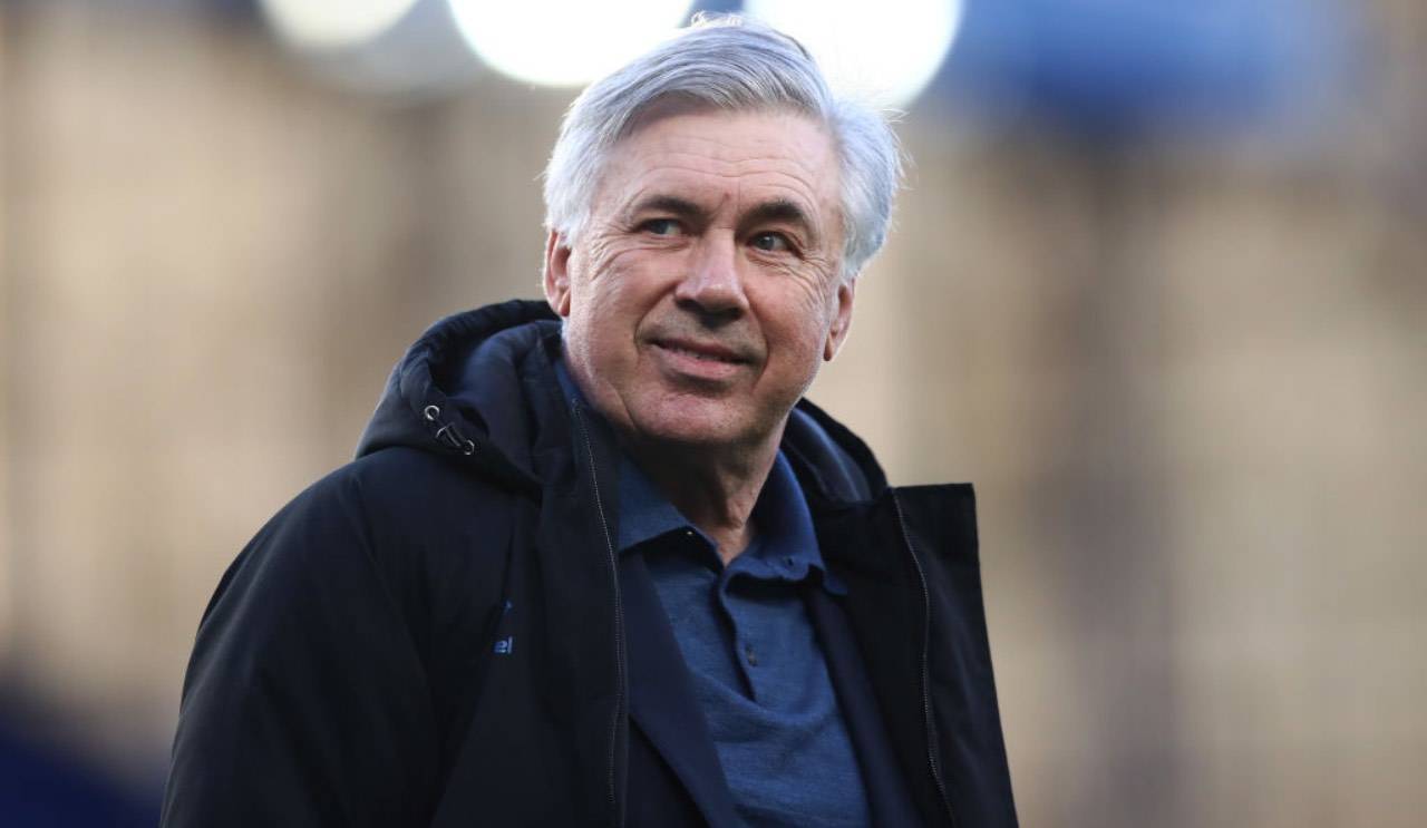 Ancelotti con l'Everton