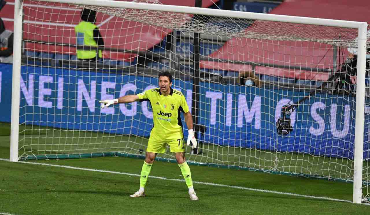 Buffon in Atalanta-Juventus 