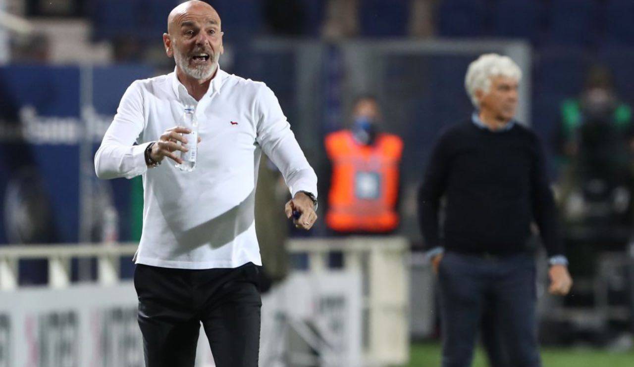 Pioli in panchina col Milan