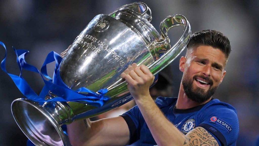 Giroud festeggia la Champions