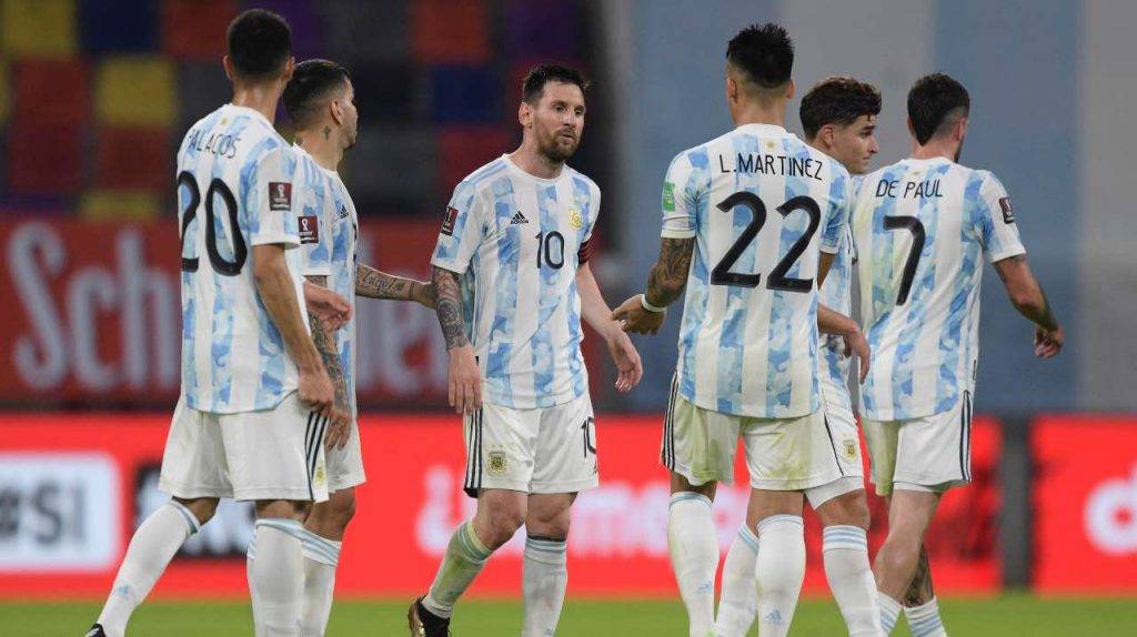 Messi con l'Argentina