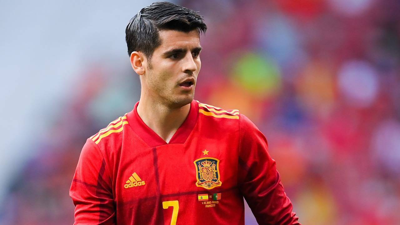 Morata con la Spagna