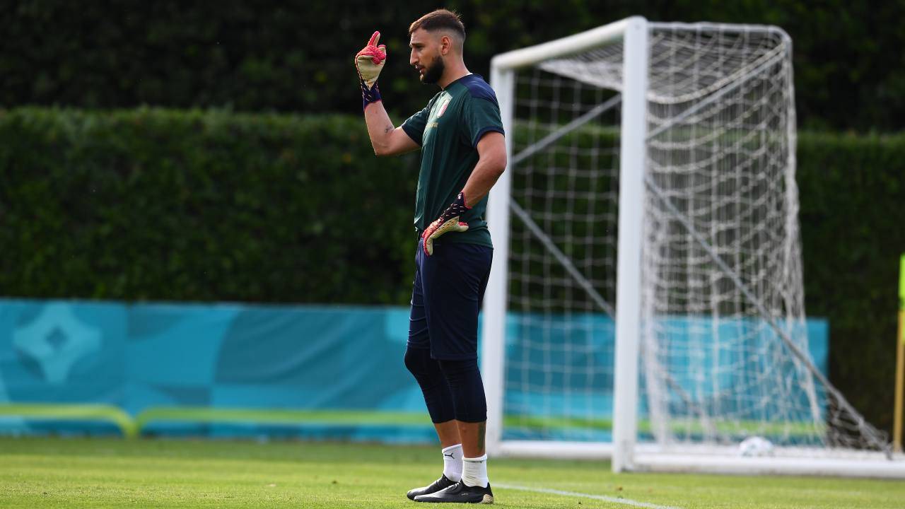 Gigio Donnarumma in nazionale