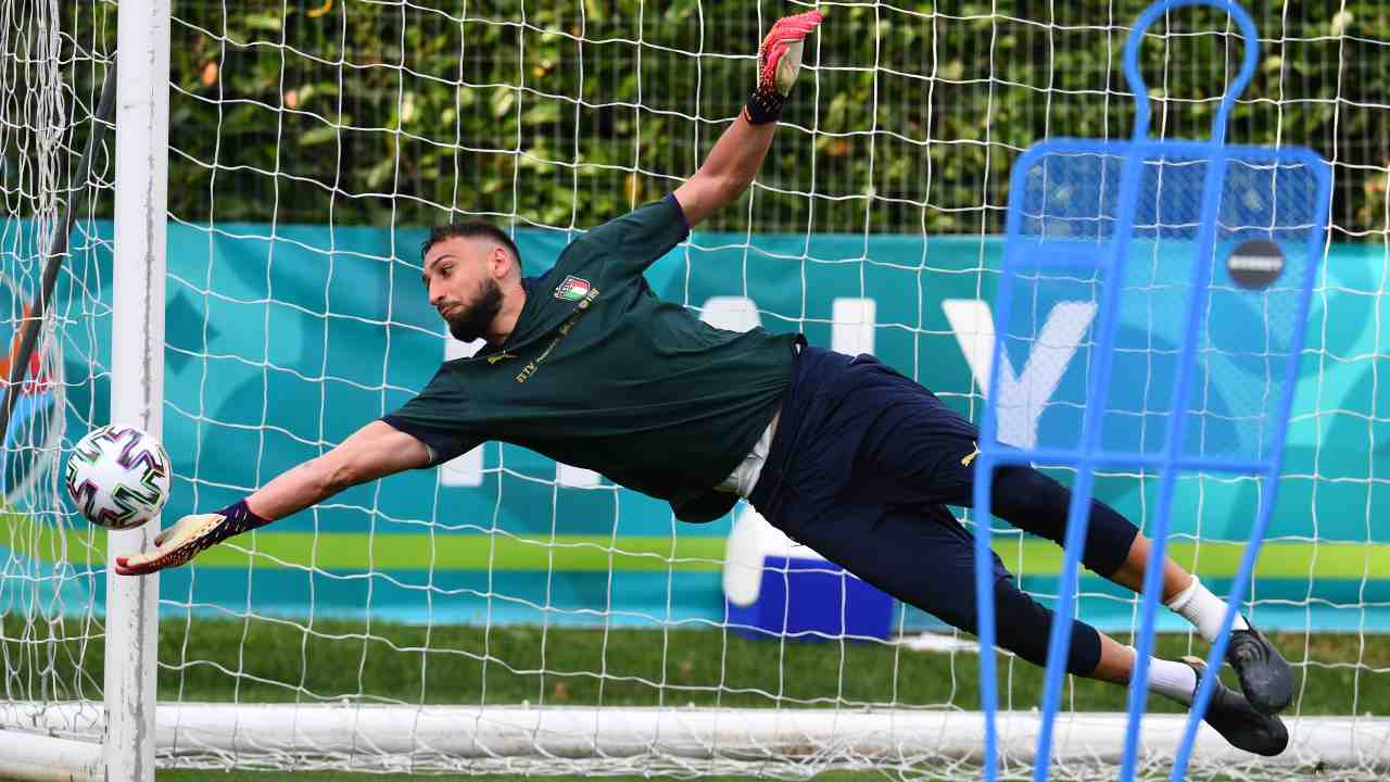 Gigio Donnarumma in nazionale