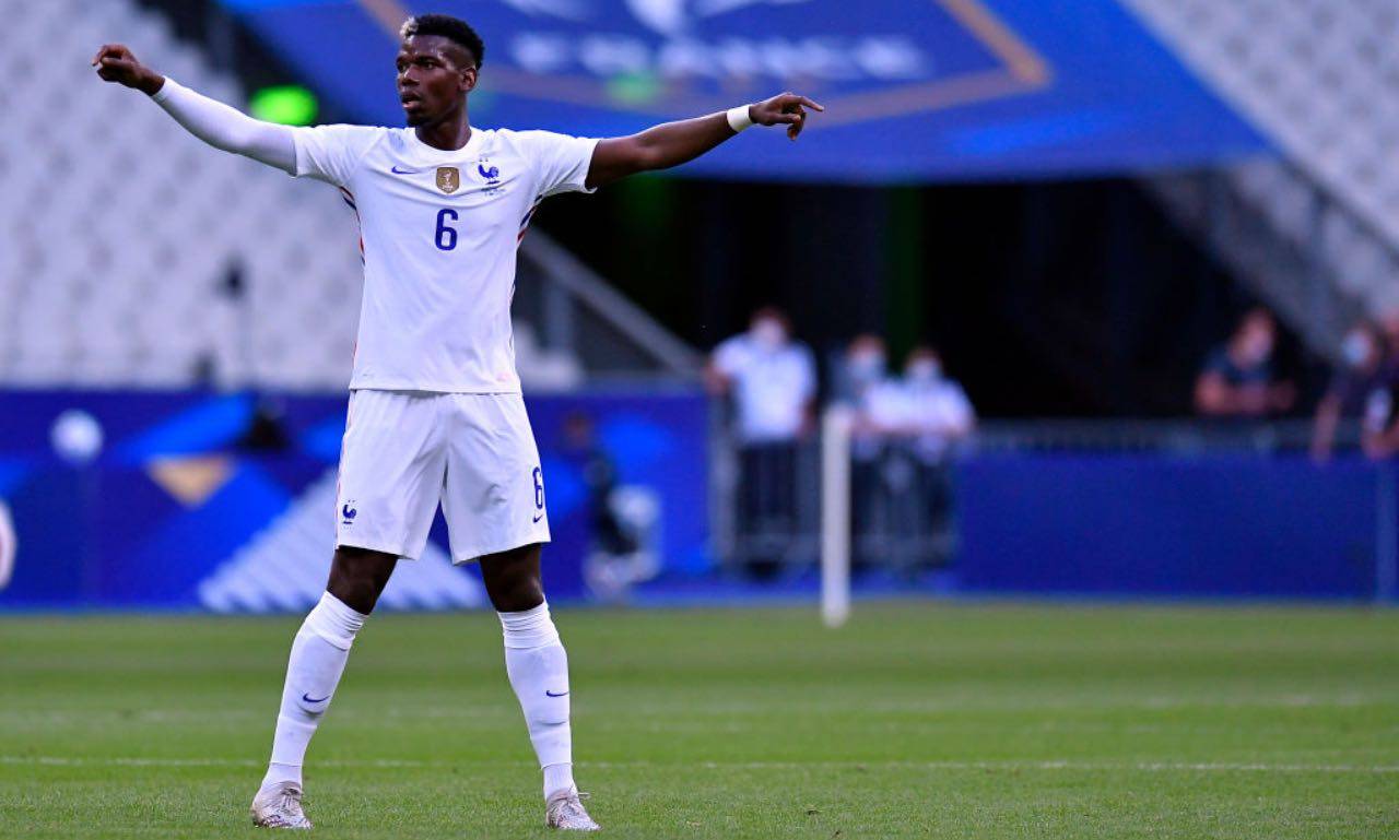 Pogba in campo con la Francia 