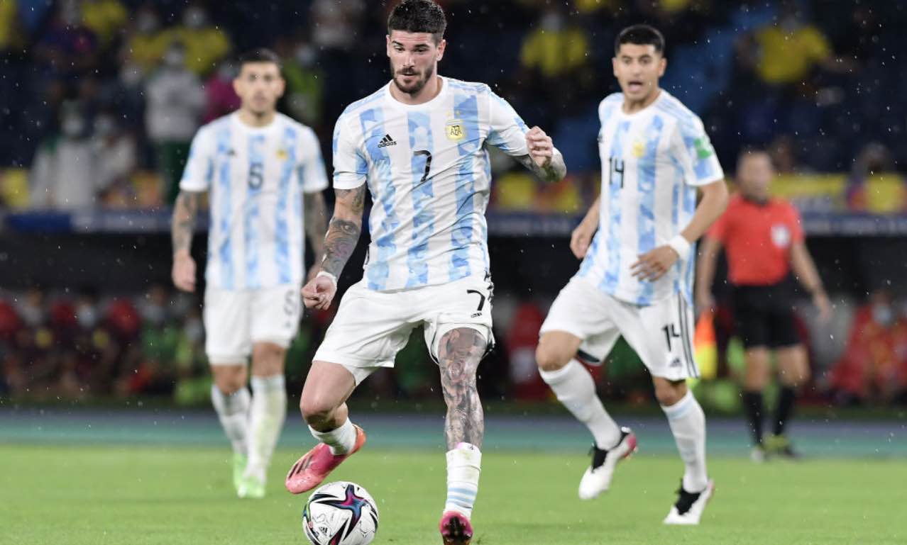 De Paul durante Colombia-Argentina