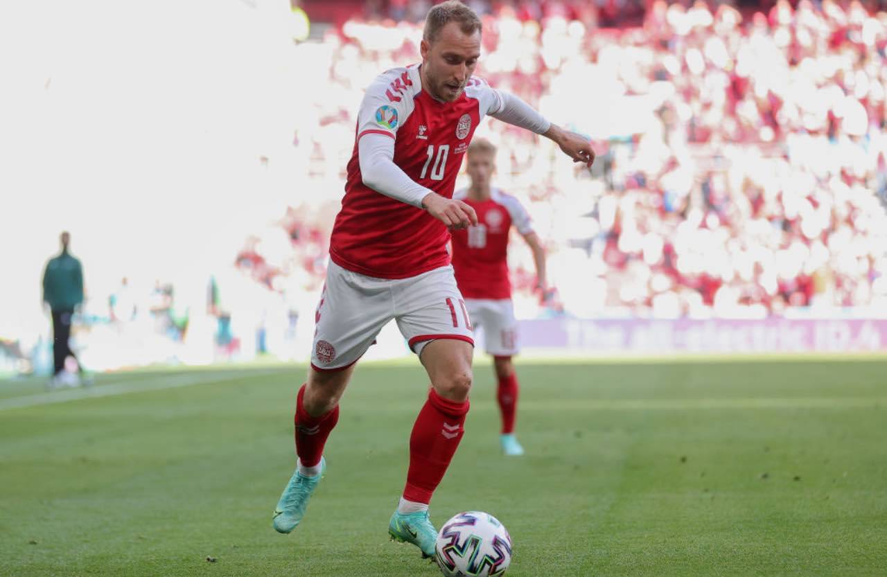 Eriksen in Danimarca-Finlandia