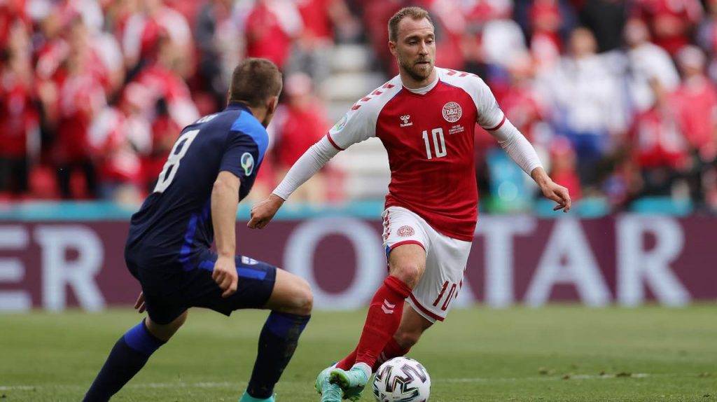 Eriksen in campo