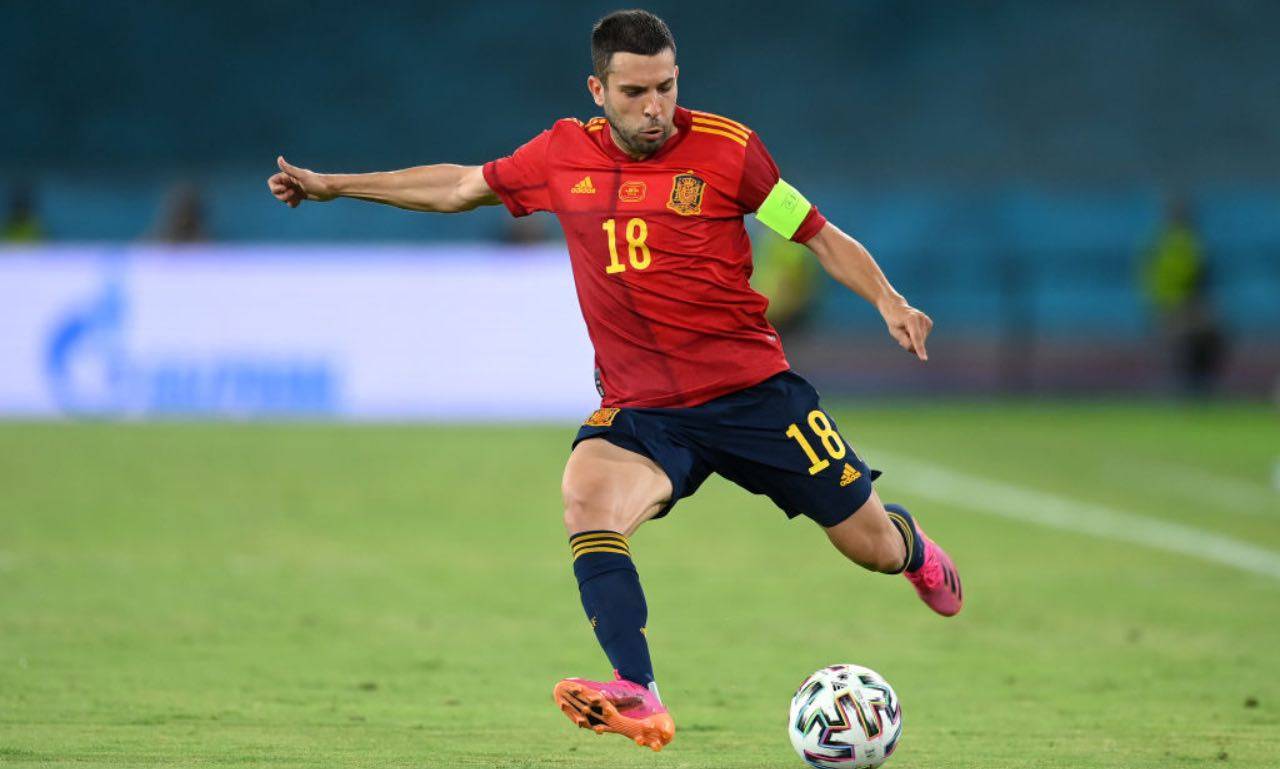 Jordi Alba in Spagna-Svezia 