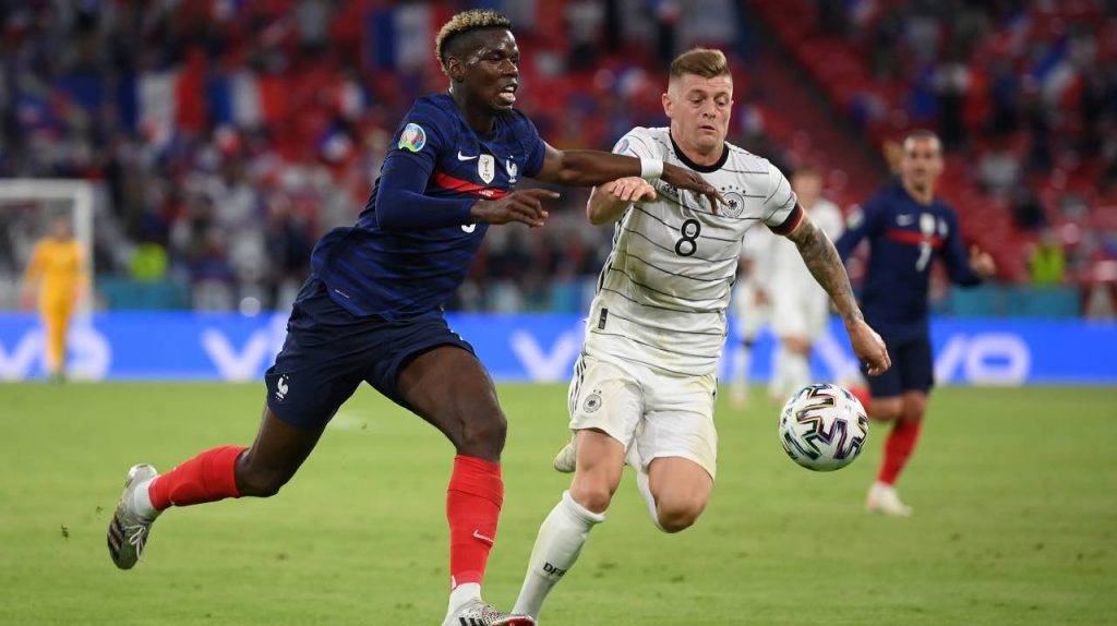 Pogba in azione contro la Germania