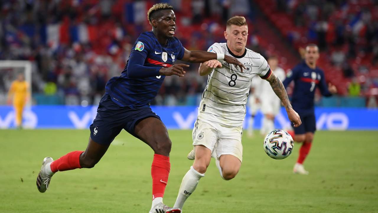 Francia-Germania in campo