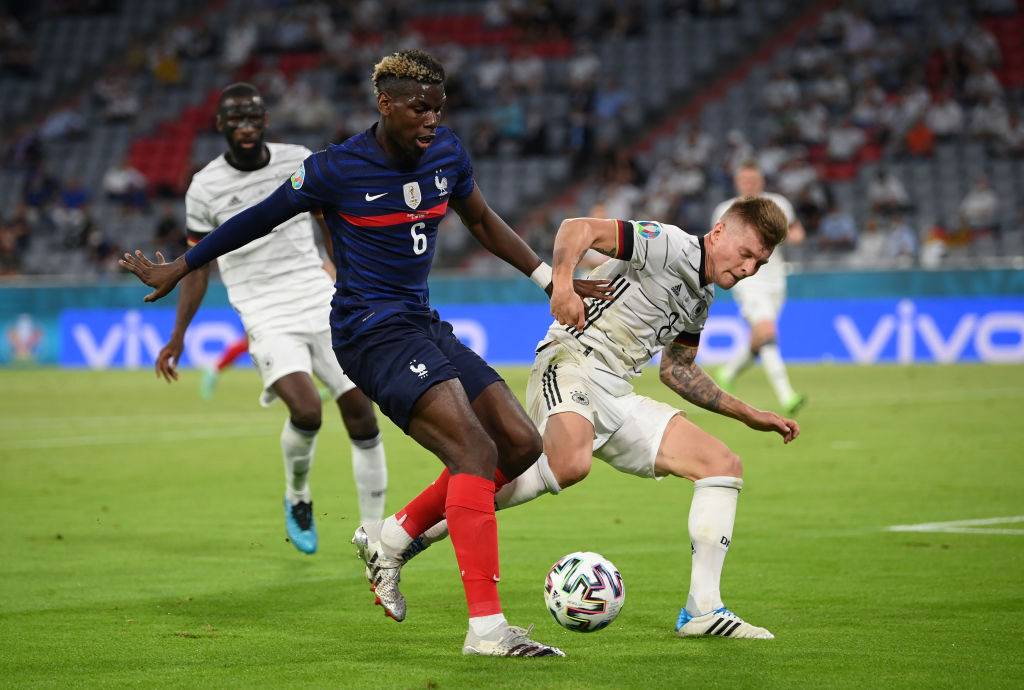 Pogba in Francia-Germania