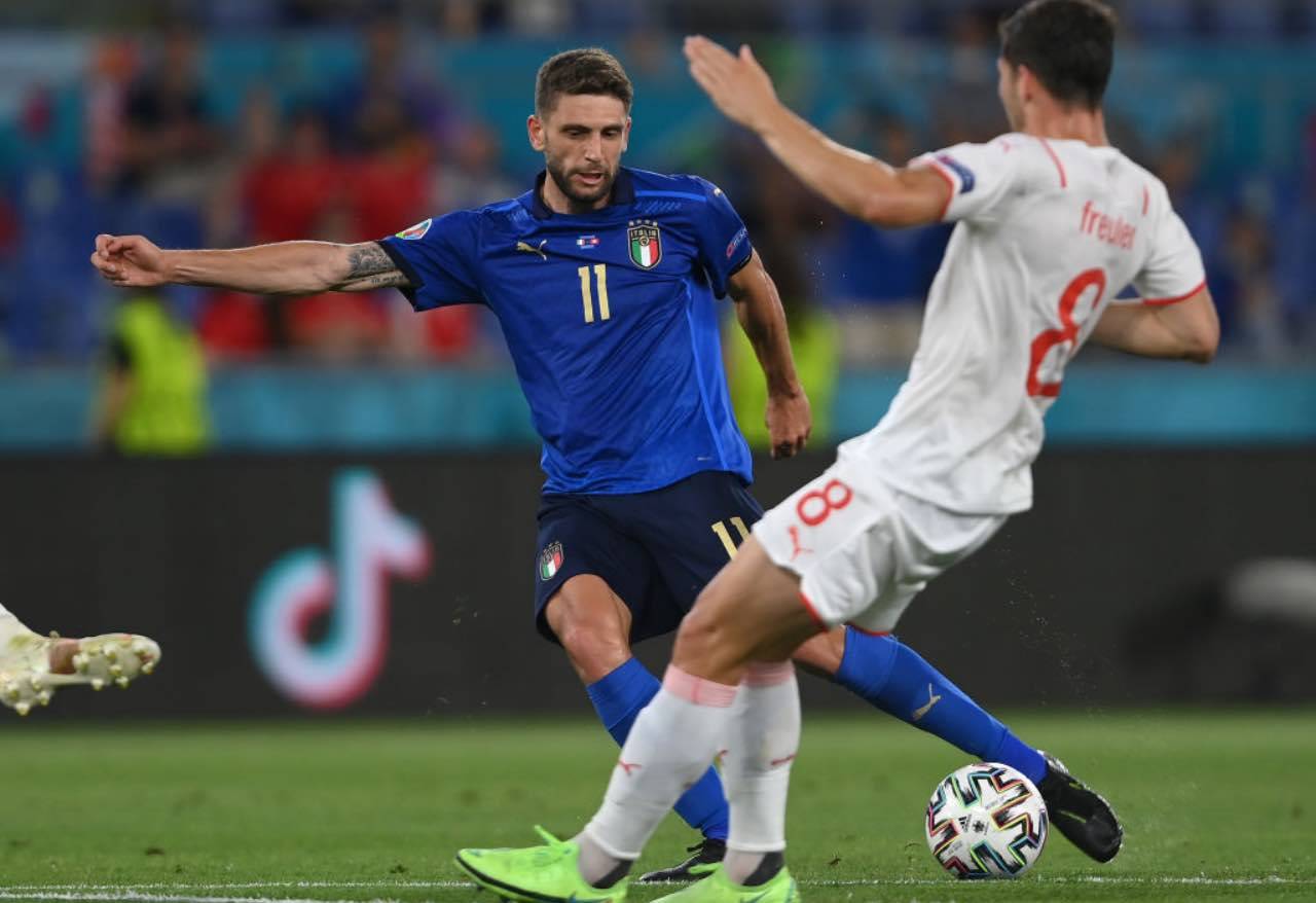 Berardi in Italia-Svizzera 