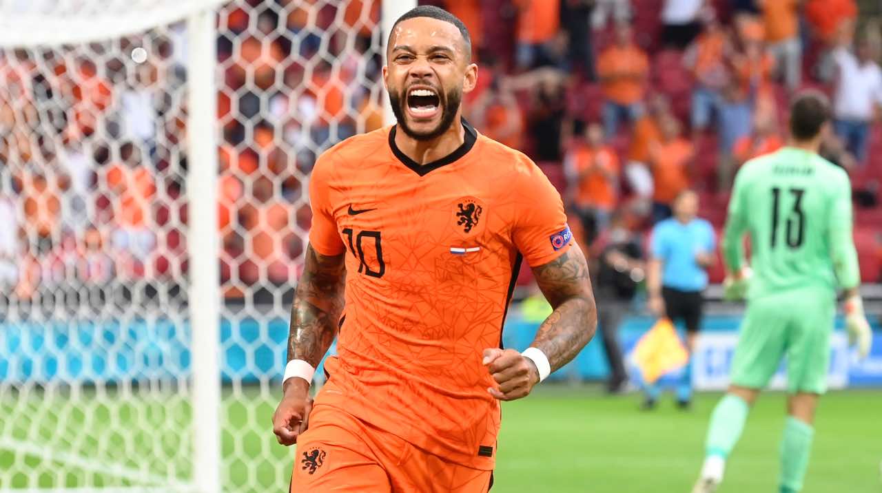 Depay festeggia