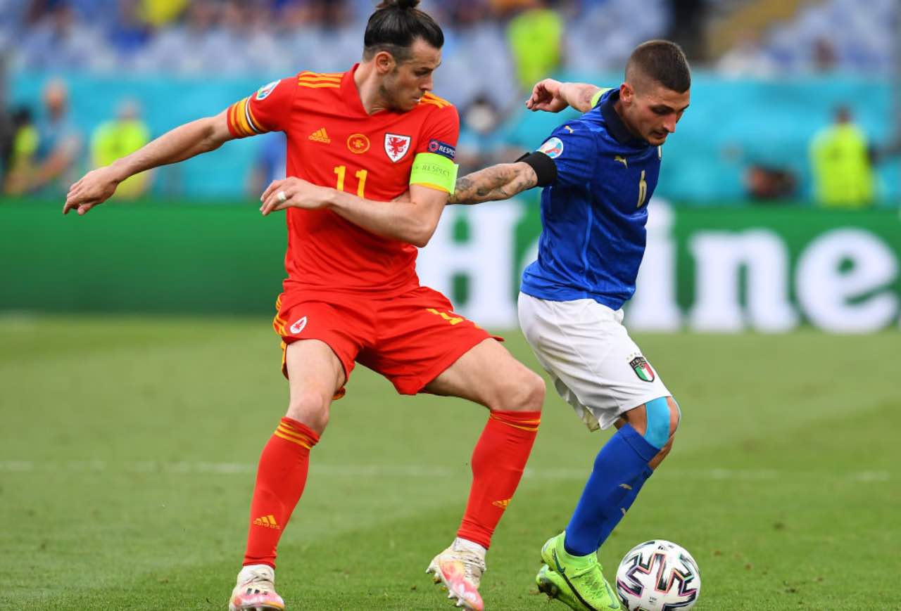 Verratti e Bale in Italia-Galles
