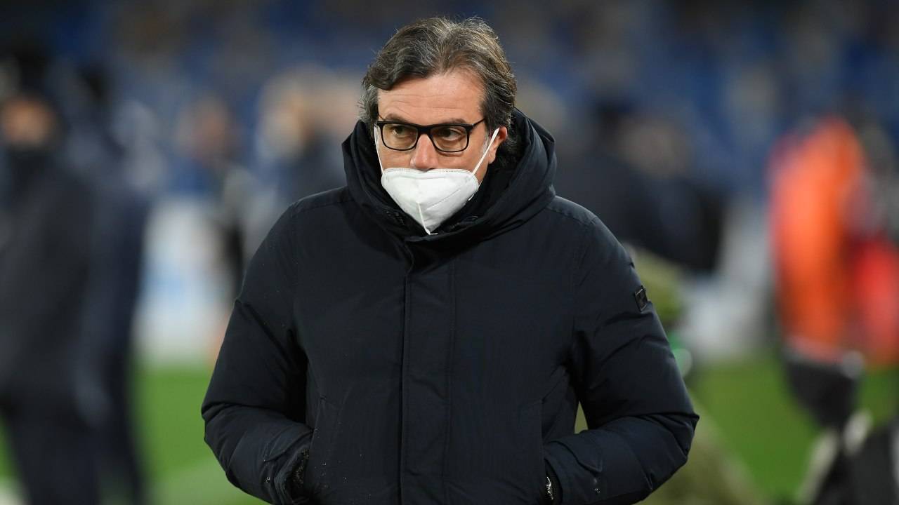 Giuntoli pensieroso