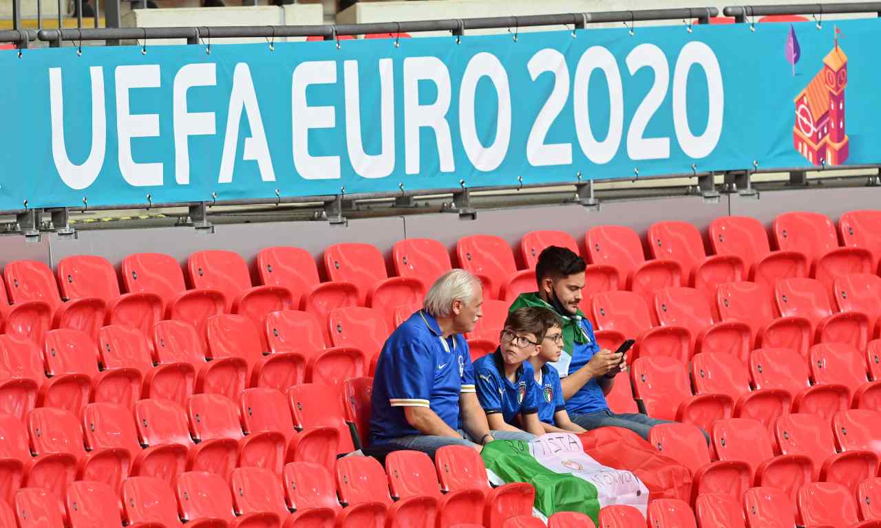 Tifosi dell'Italia a Wembley