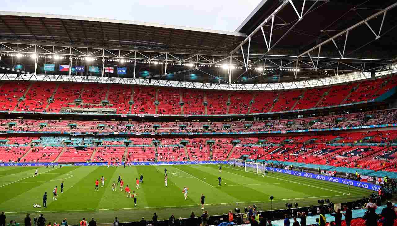 Lo stadio di Wembley
