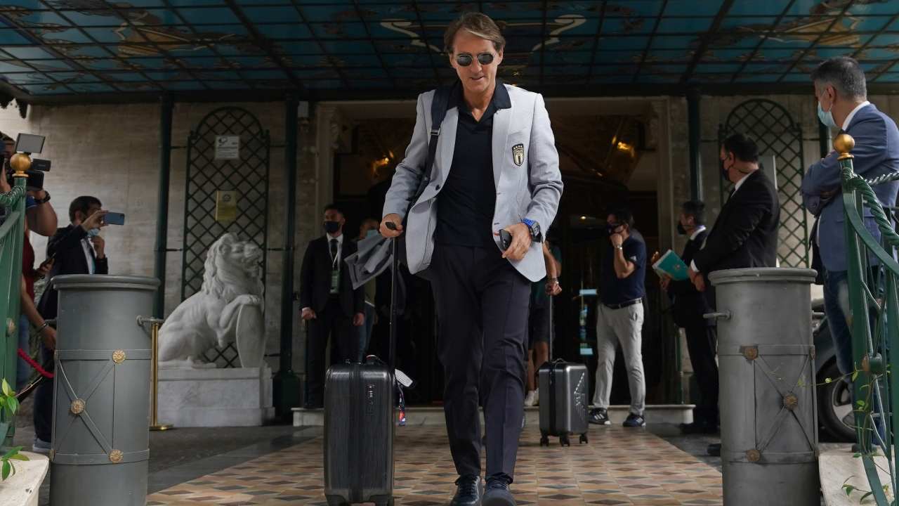 Roberto Mancini raggiante