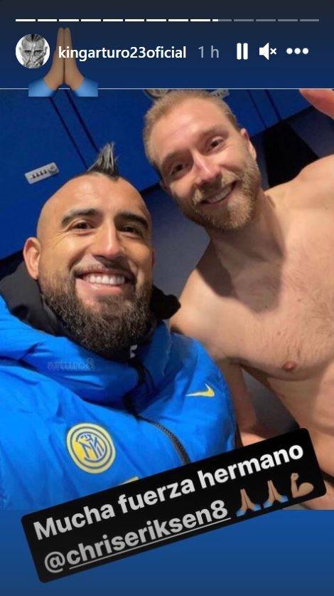 Instagram stories di Arturo Vidal