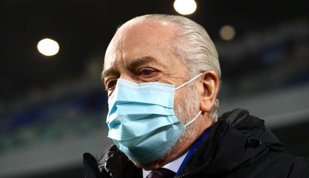 Il presidente del Napoli De Laurentiis