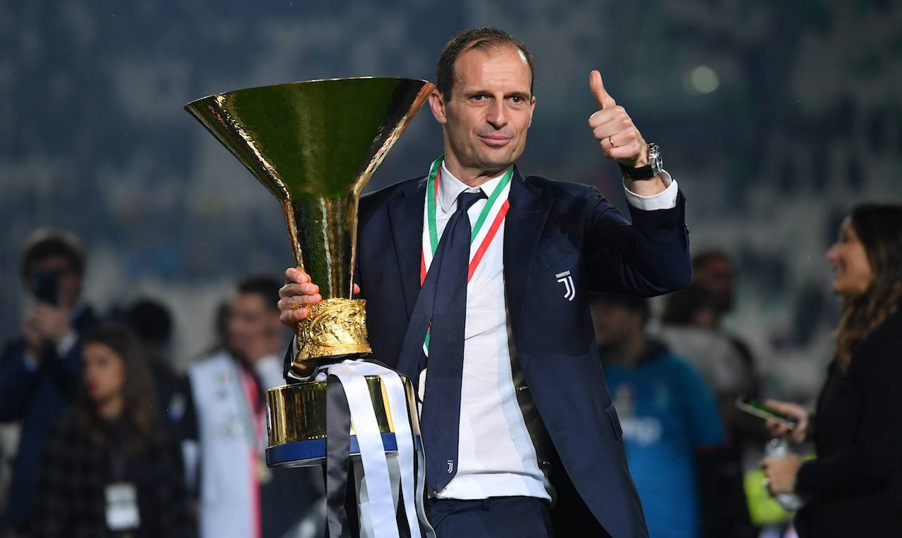 Allegri festeggia lo scudetto