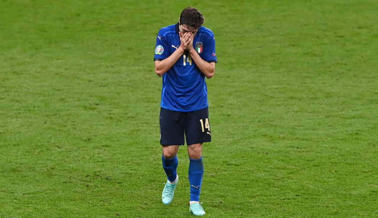 Chiesa con la maglia dell'Italia
