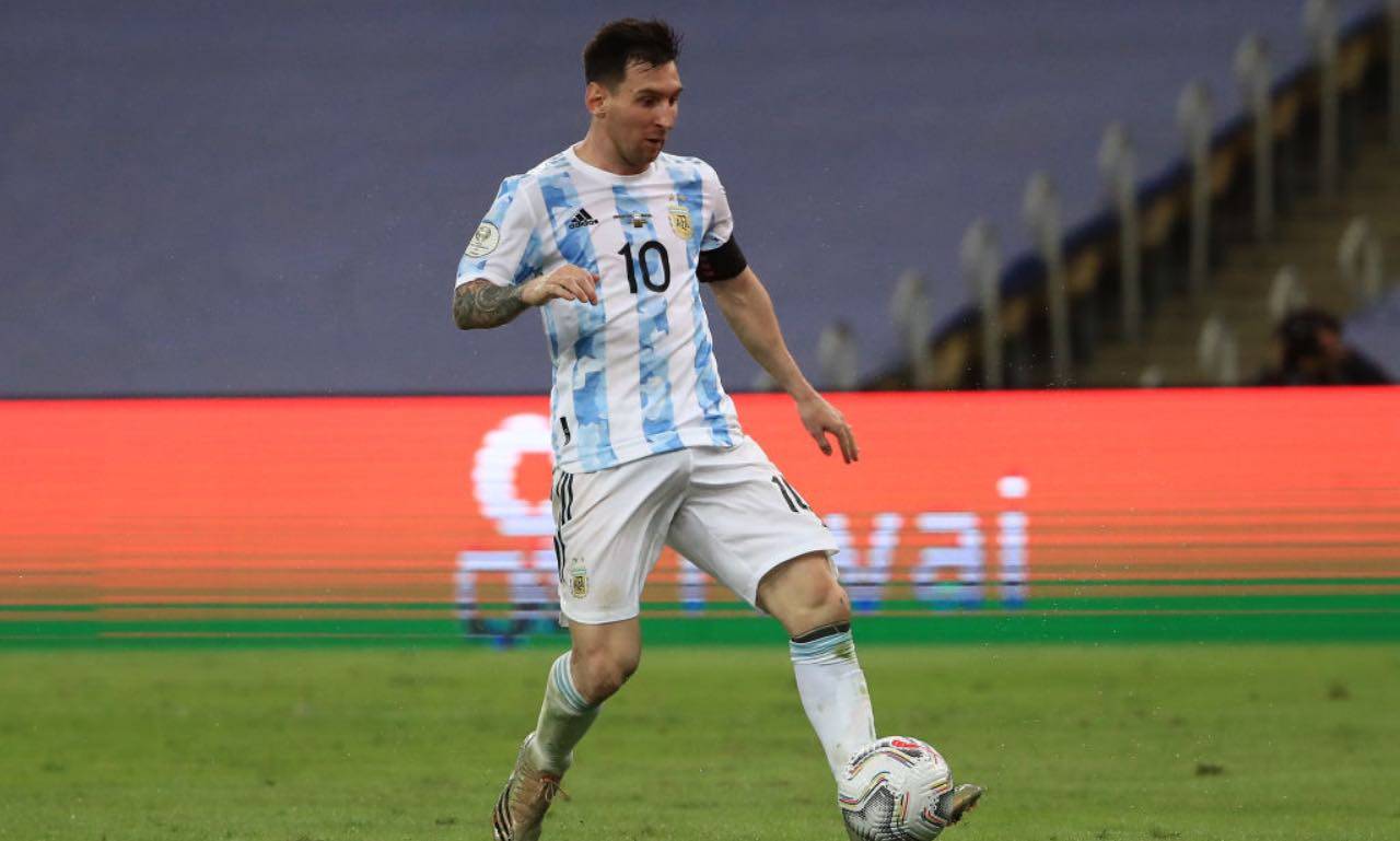 Messi nella finale di Copa America