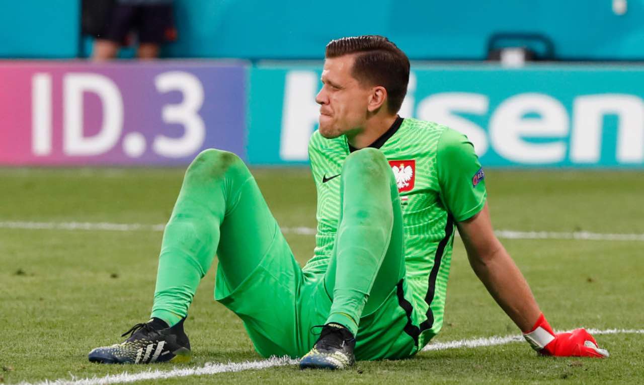 Szczesny dopo aver preso un gol in nazionale