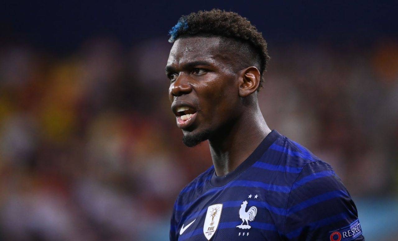 Pogba con la maglia della nazionale francese